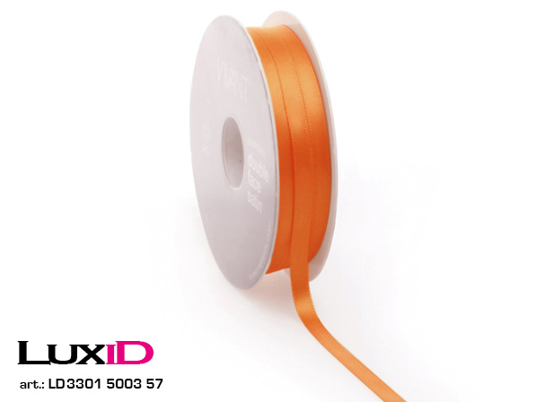 Double face satin V 57 orange 3mm x 50m